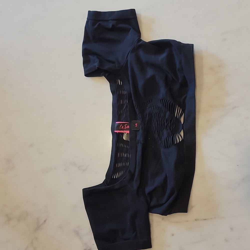La Senza Black Crop Top, Large